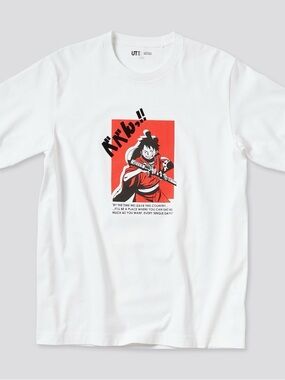Luffy One Piece “Wano Country Arc” Uniqlo Graphic T-Shirt (Men’s M)